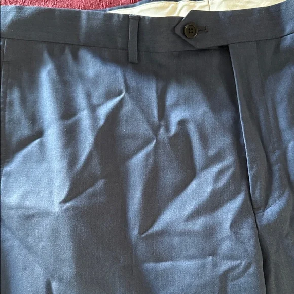 💰SALE NWT Brooks Brothers Dark Blue Madison Fit Pants - Picture 4 of 7